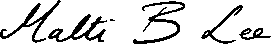 Malti's signature